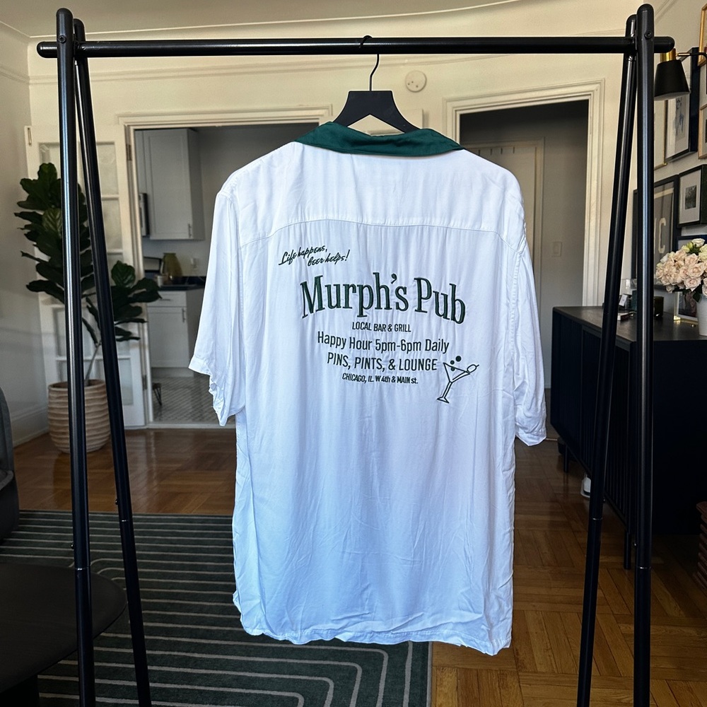 Abercrombie bowling shirt size Large